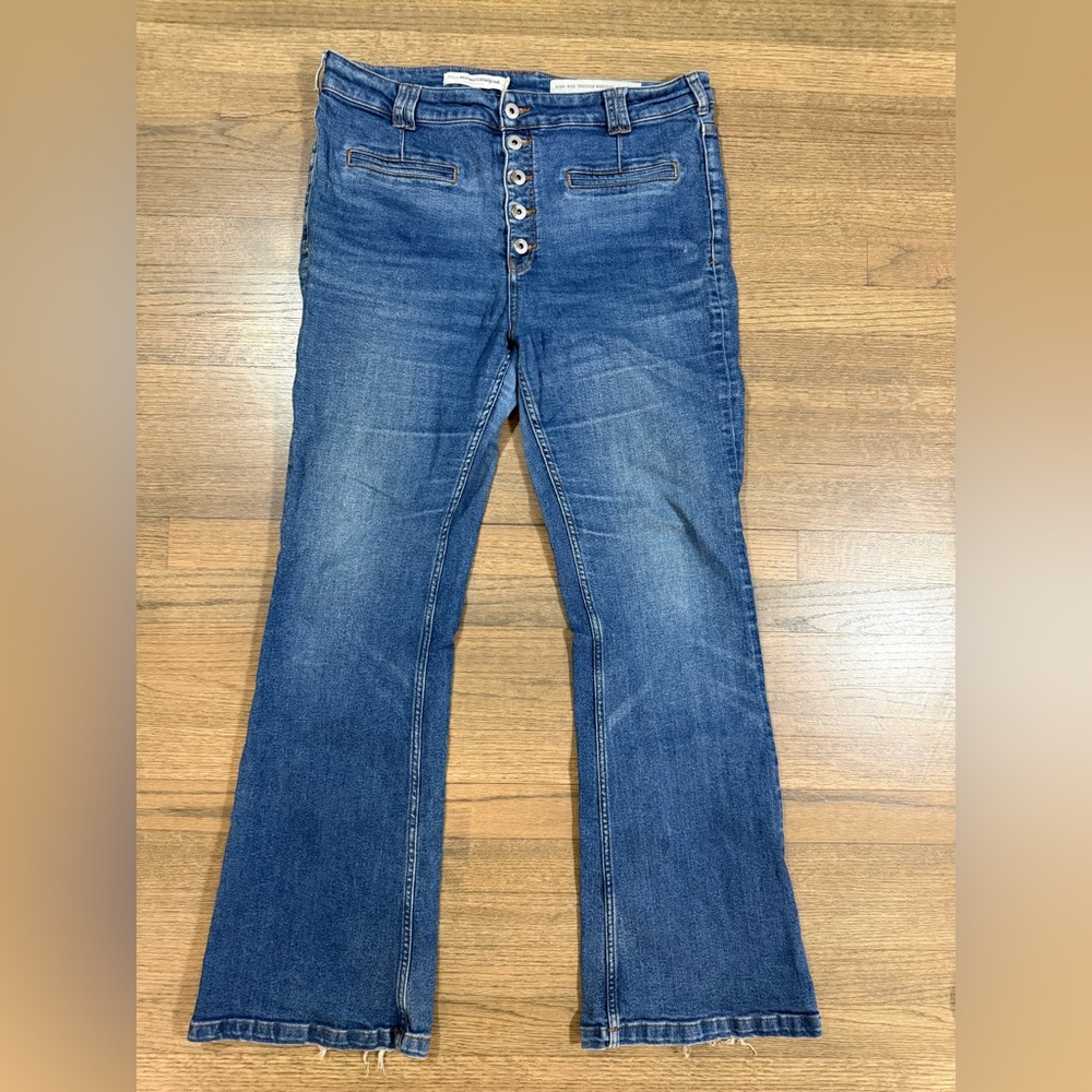 Anthropologie Pilcro and the Letterpress-High Rise Trouser Bootcut-Size 32